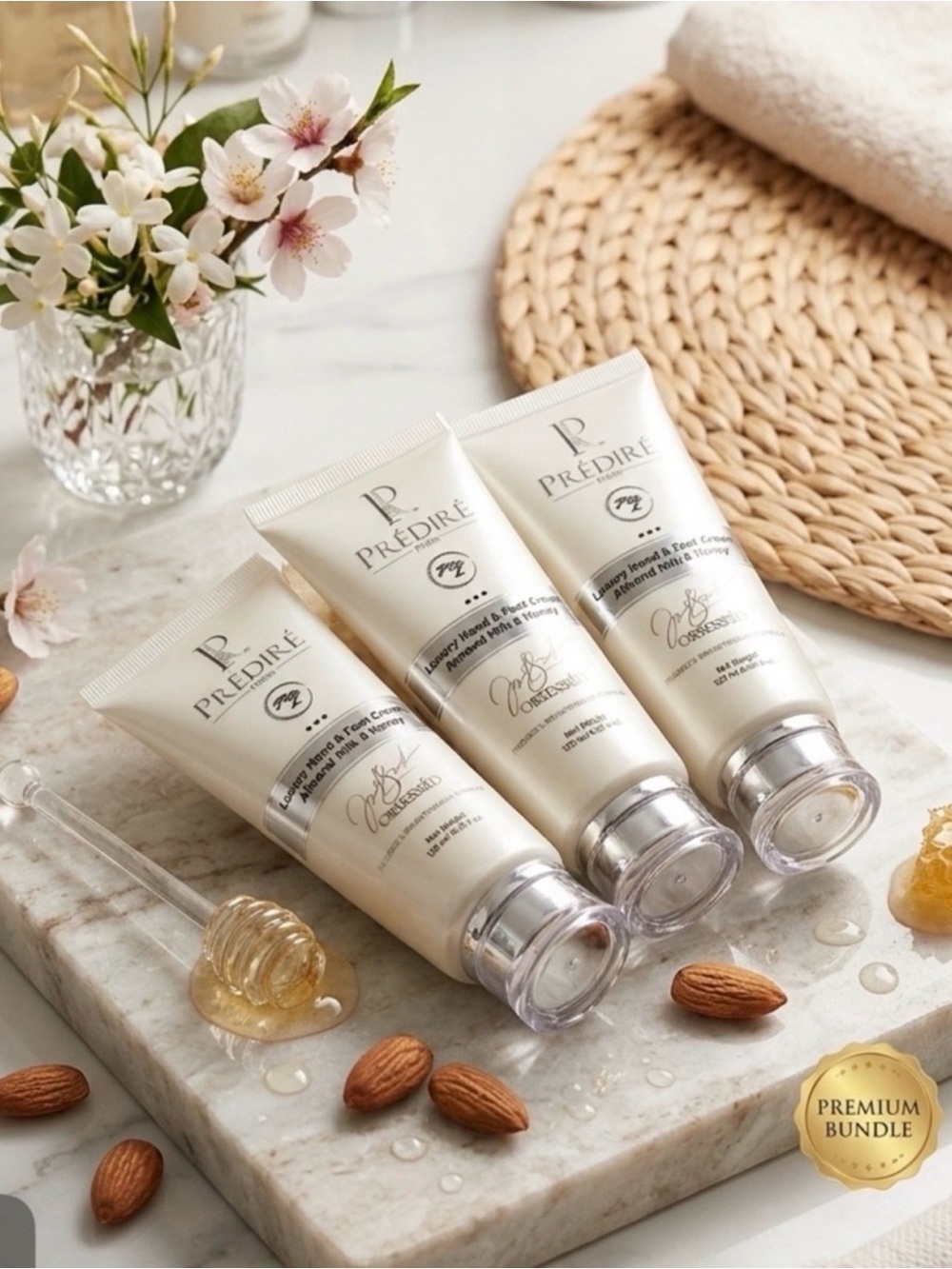 Prédire Creamy Almond Moisturizer Tube - Pearl White
